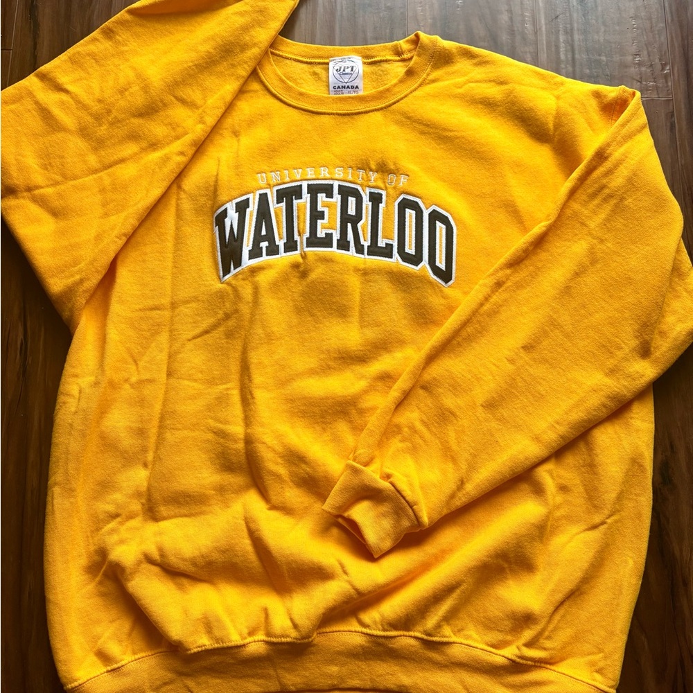 University of Waterloo Yellow Sweater